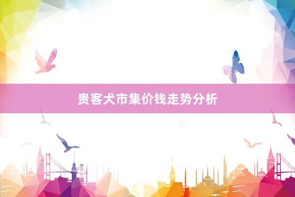 贵客犬市集价钱走势分析